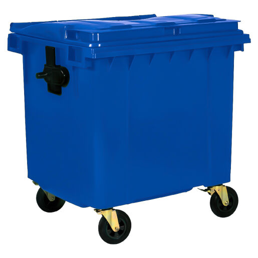 1100L BLUE PLASTIC WASTE