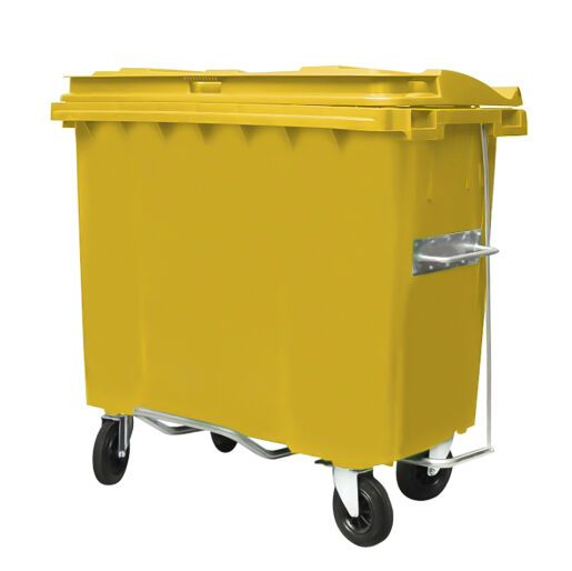CONTENTOR 770L AMARELO COM PEDAL