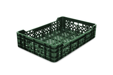 GREEN PERFORATED BOX