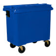 660L BLUE PLASTIC WASTE CONTAINER